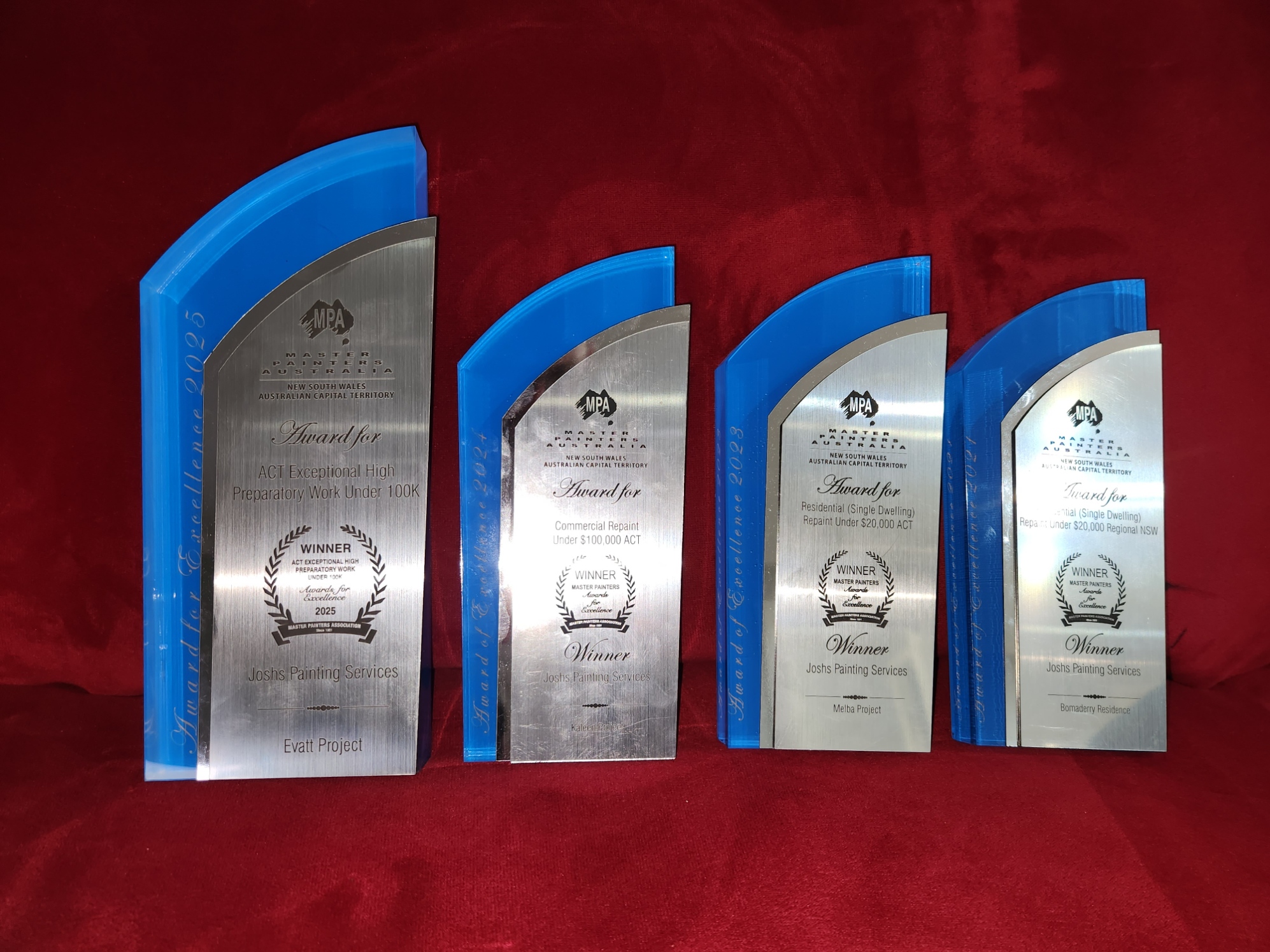 Josh's Painting Services award photo