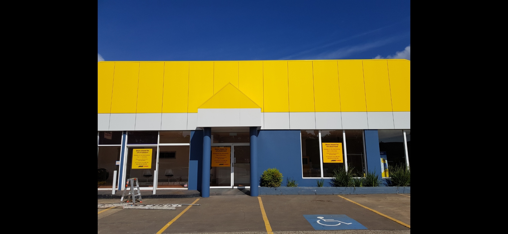 Commercial painting project